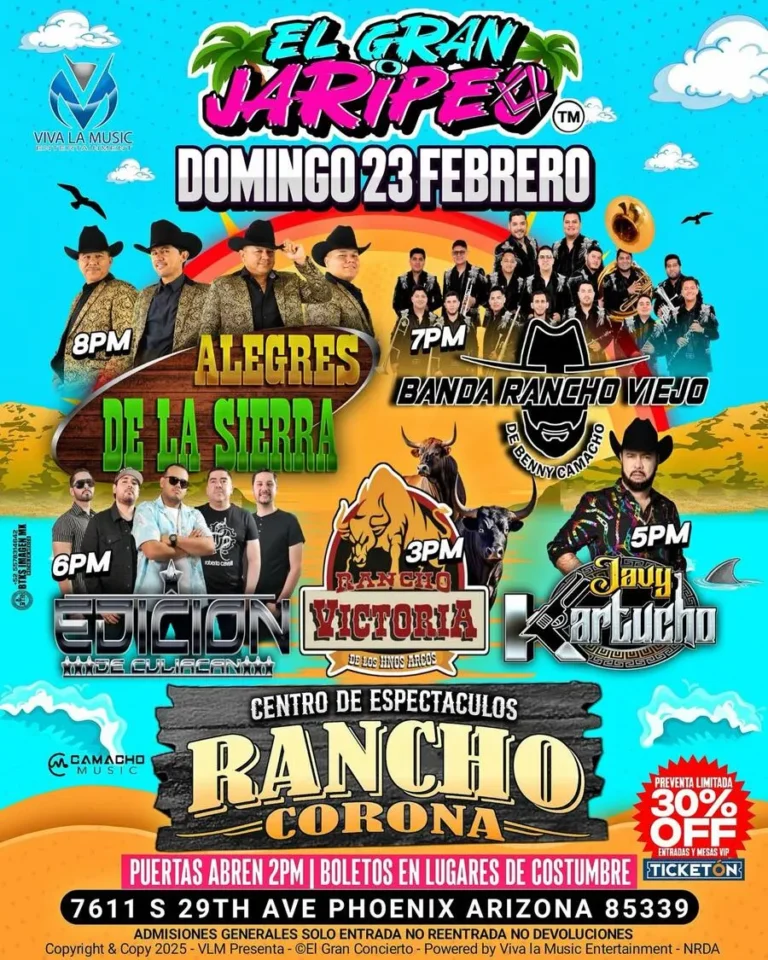 El Gran Concierto Tour 2025 y Super Jaripeo